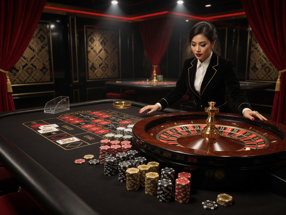 DV188 Live Casino with real dealers and roulette tables